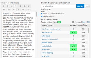 Improve content quality by writing in related topics