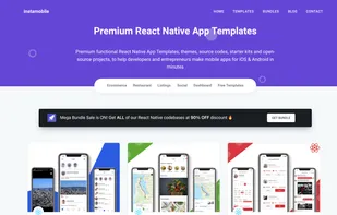 Instamobile Homepage