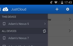 JustCloud screenshot 1