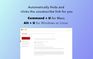 Gmail Unsubscribe Extension screenshot 1