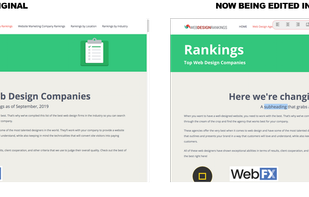 Mockup Page wysiwyg editor