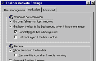 TaskBar Activate screenshot 1