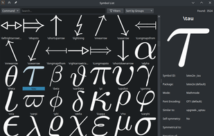 Hand TeX screenshot 2