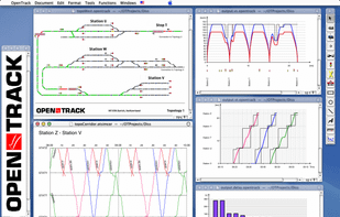 OpenTrack Railway Simulation screenshot 2