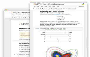 The Jupyter Notebook is an open-source web application that allows you to create and share documents that contain live code, equations, visualizations and narrative text. Uses include: data cleaning and transformation, numerical simulation, statistical modeling, data visualization, machine learning, and much more.