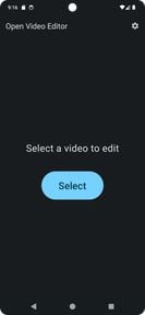 Open Video Editor screenshot 1