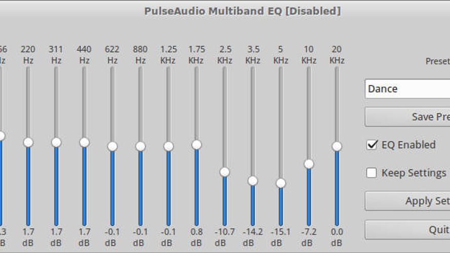 Pulseaudio Equalizer for Linux 2022.07 listo para descargar