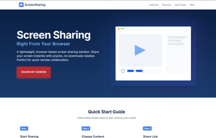 Screen Sharing via Browser screenshot 3