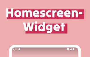A view of the android home screen with a widget showing remaining days and hours until a event.