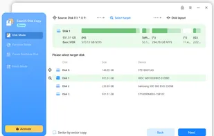 EaseUS Disk Copy screenshot 1