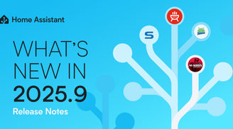 Home Assistant 2025.9 adds new home dashboard, editor sidebar, and new tile card features image