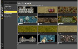 Organize maps, characters, assets and more with My Vault