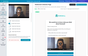 Famewall Collection Page