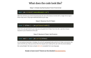 The code is straightforward.