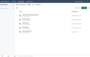 Marketing Assets Management to manage, share, and use your marketing materials on campaigns from one place