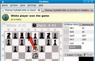 PyChess screenshot 1