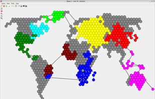 Playing world map