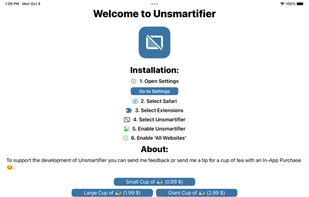 Unsmartifier screenshot 1