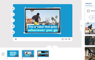 Animoto screenshot 1