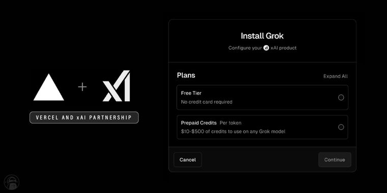 Vercel and xAI partner to simplify AI development with Grok model integration image