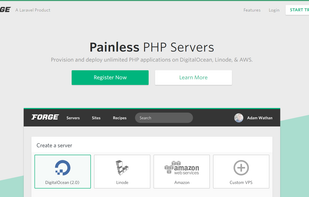 Laravel Forge screenshot 1