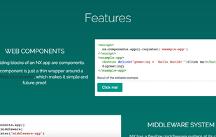 NX framework screenshot 1