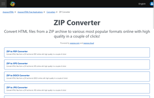 Aspose Converters screenshot 1
