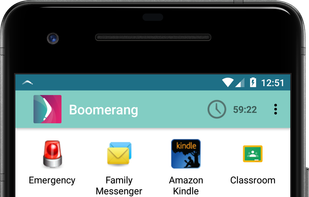 Android child dashboard allows parents to add Encouraged apps that always work and do not count down screen time.