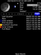 Moon Almanac screenshot 1