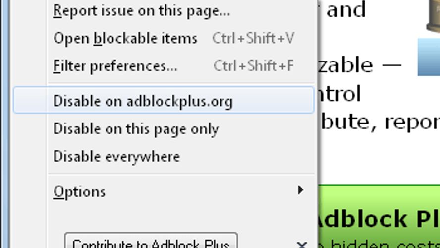 Adblock Plus Popular ad blocking web browser extension that includes