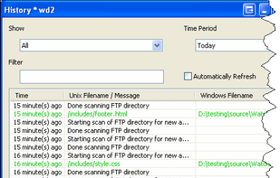WatchFTP screenshot 1