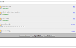 ApPHP AJAX File Uploader screenshot 1
