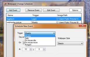 Wallpaper Change Scheduler screenshot 1