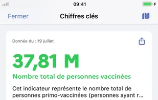 TousAntiCovid screenshot 2