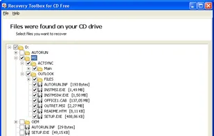 Recovery Toolbox for CD screenshot 2