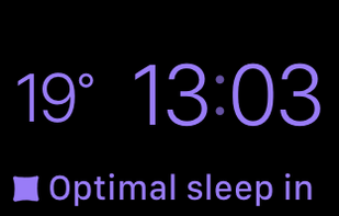 Pillow on the Apple Watch: Complications