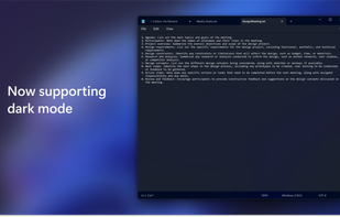 Windows Notepad screenshot 1