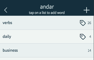 Make lists to build relationships between words and to share them with friends