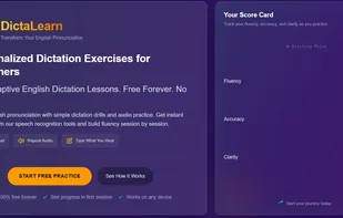 DictaLearn screenshot 1