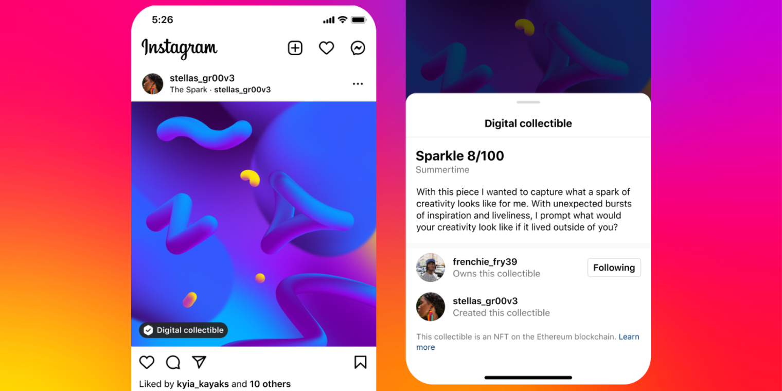Instagram testing NFT integration starting this week