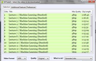 Selecting Videos