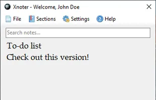 Main window with default look