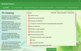 Clean your PC from unnecessary and temporary files
which frees valuable hard disk space and speeds up your system.