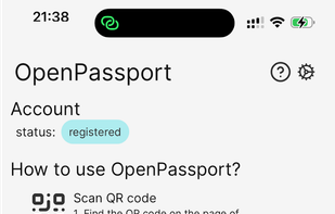 OpenPassport screenshot 2
