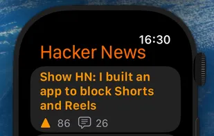 HackerNewsWatch screenshot 1