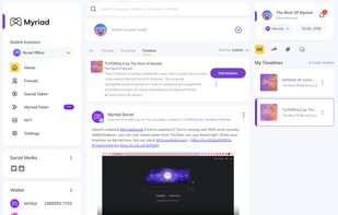 Create timelines others can subscribe to.