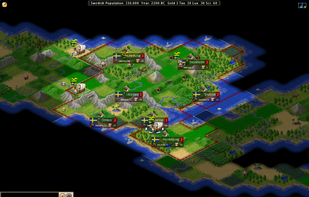 FreeCiv screenshot 1