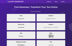 Font-Generator.io screenshot 1