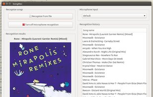 SongRec screenshot 1