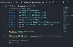 [[wikilinks]] and :caml:: support.